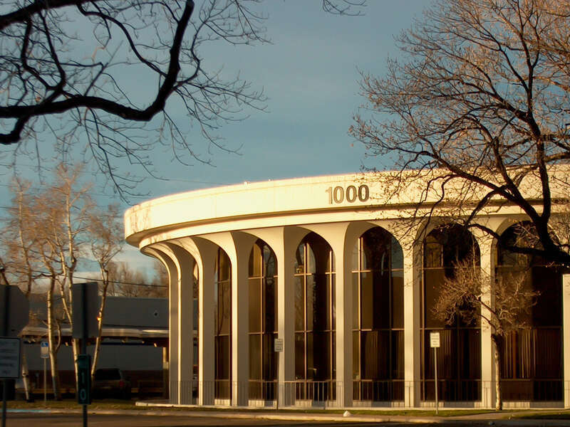 The city hall building in Greeley, Colorado, USA.