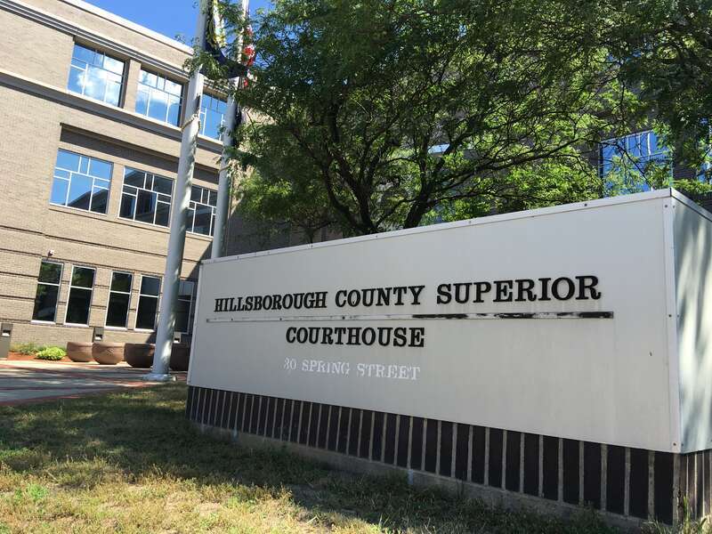 The Hillsborough County Courthouse - South - at 30 Spring Street, Nashua, New Hampshire, USA