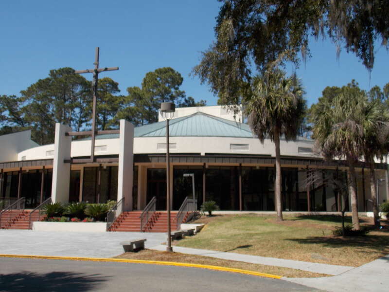 Holy Family Catholic Church on Hilton Head Island, South Carolina.