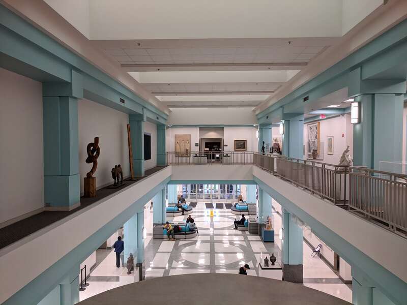 Lafayette Hall atrium at Housatonic Community College