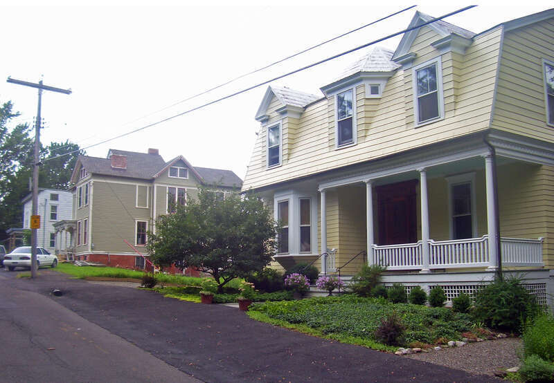 Houses in the Rossman-Prospect Avenue Historic District, Hudson, NY, USA