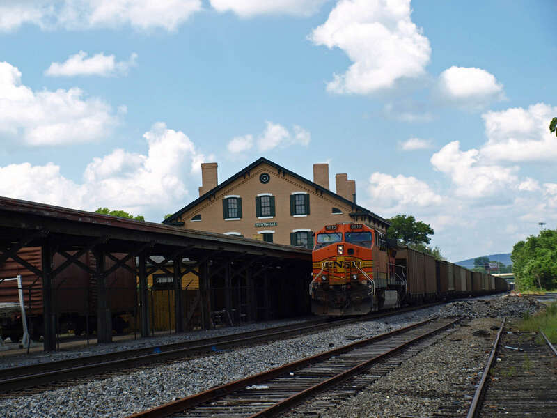 Huntsville Depot in Huntsville, Alabama, listed on the National Register of Historic Places.