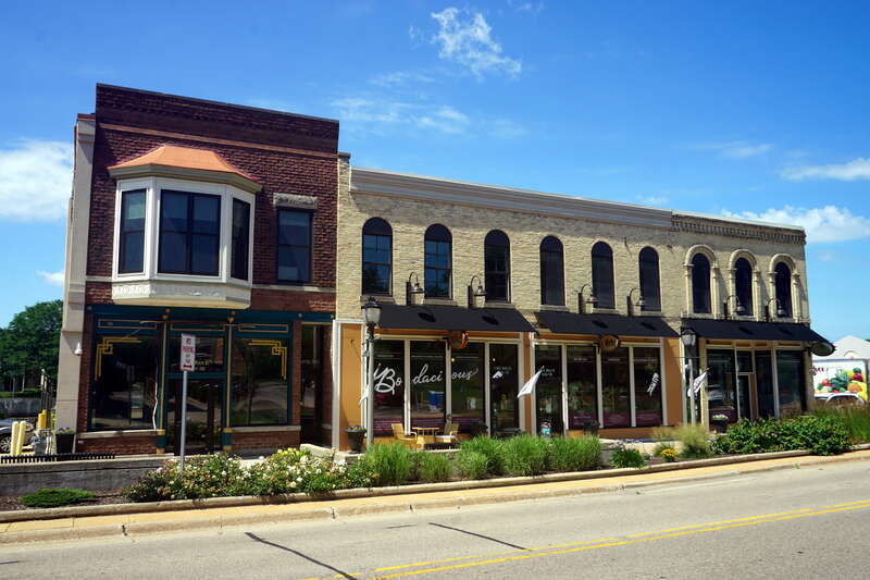The Peter Myers Pork Packing Plant and Willard Coleman Building in Janesville, Wisconsin (United States).