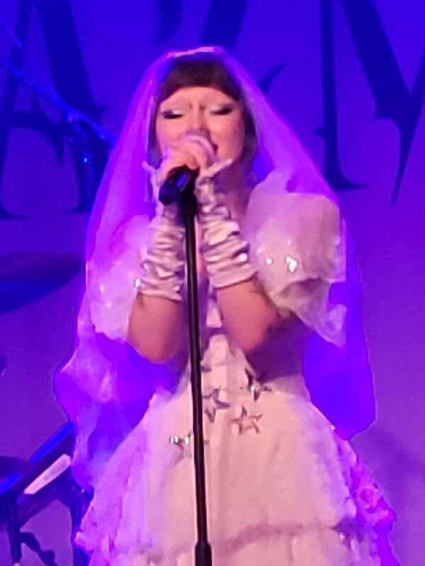 Jazmin Bean performing at the Sinclair in Cambridge, Massachusetts