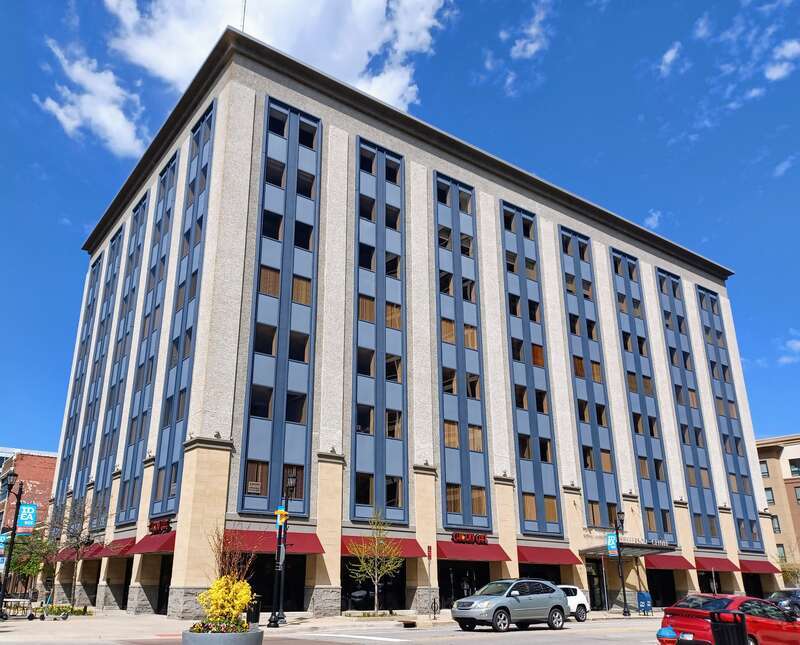 Jefferson Centre, SW corner, South Bend, IN