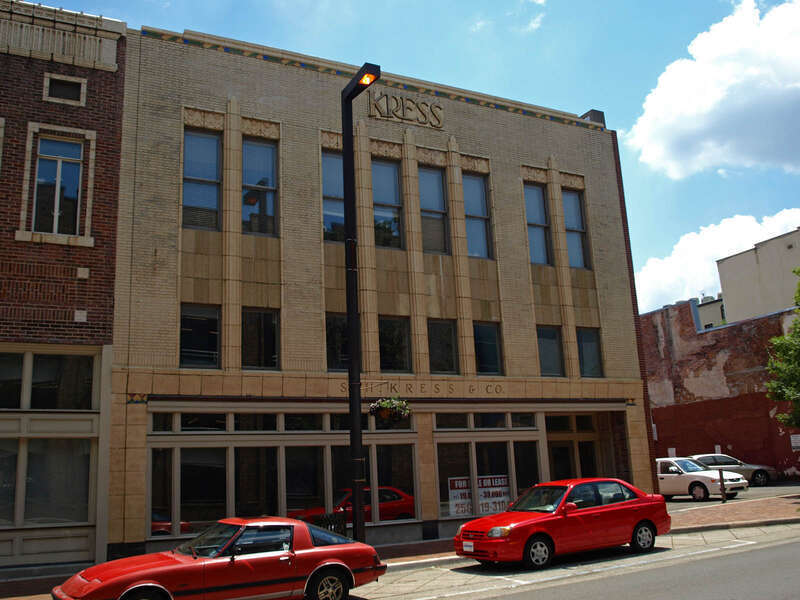 The Kress Building in Huntsville, Alabama, listed on the National Register of Historic Places.