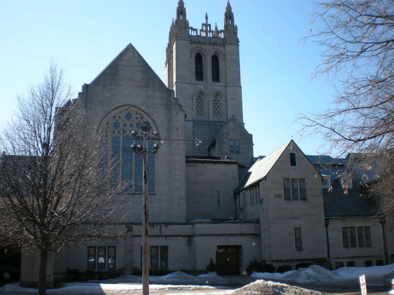 Locust Leaves and Shadows, House of Hope Church