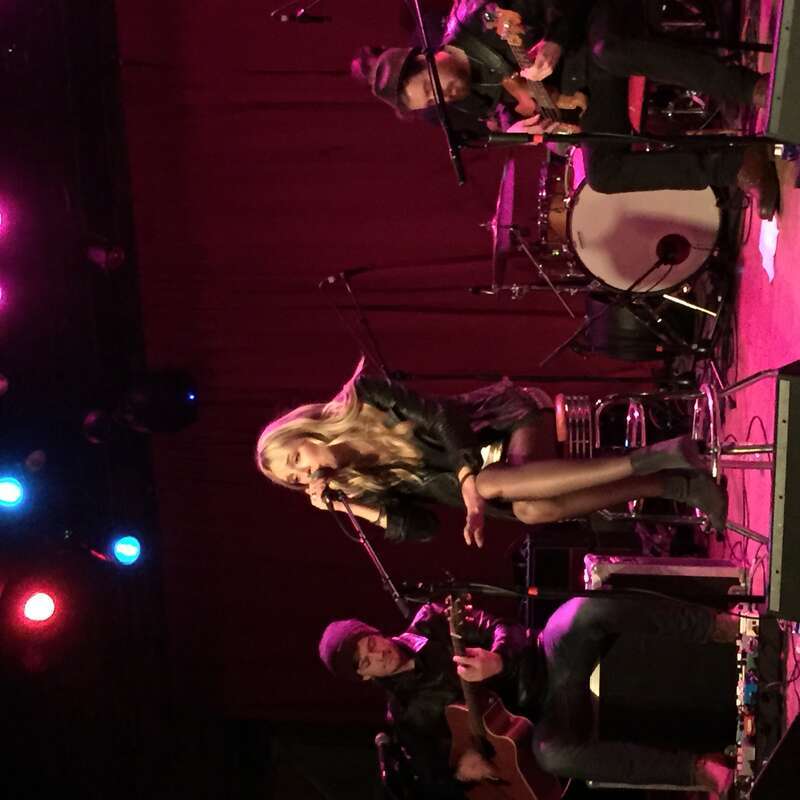 Logan Brill singing at show in Nashville, TN