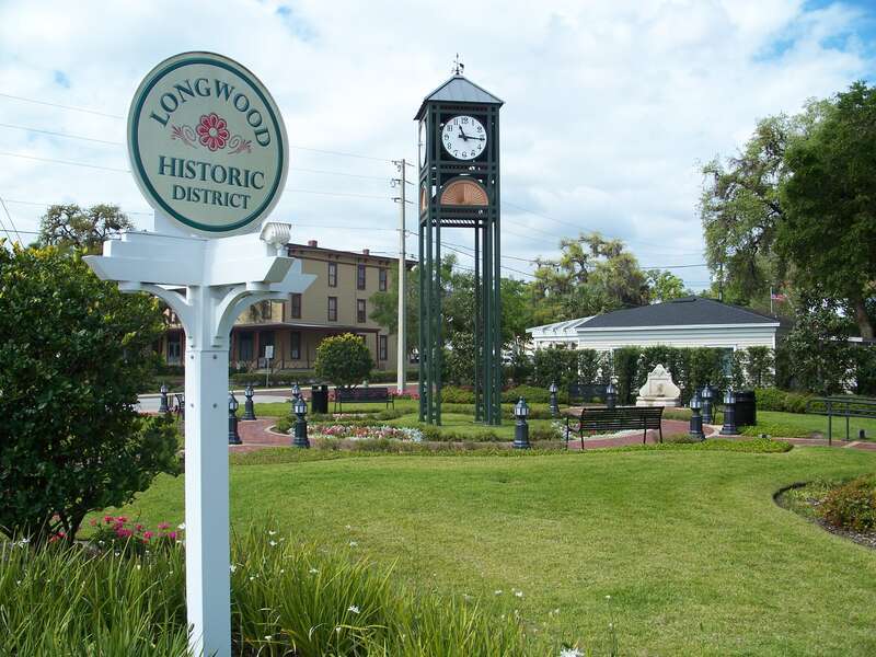 Part of the Longwood Historic District in Longwood, Florida