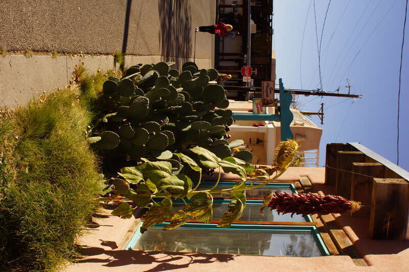 Looking West on Church Street, Old Town Albuquerque