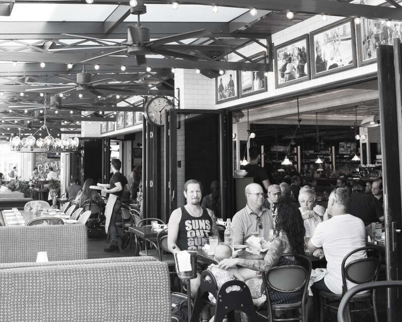 Louis Bossi's on Las Olas Boulevard in Fort Lauderdale, Florida.