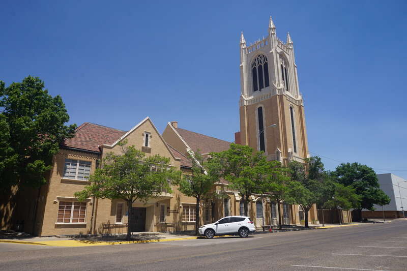 First United Methodist Church in Lubbock, Texas (United States).