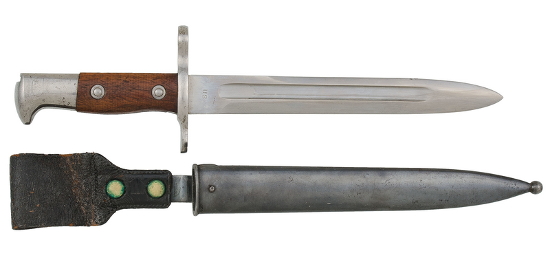 Shortened and chromed version of the M1982 Bayonet for use by young cadets at the US Military Academy.