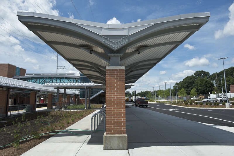 Metro-North Railroad's newest station, in West Haven, Conn., opened for business on Sunday, August 18, 2013.

Photo: Metropolitan Transportation Authority / Patrick Cashin.
