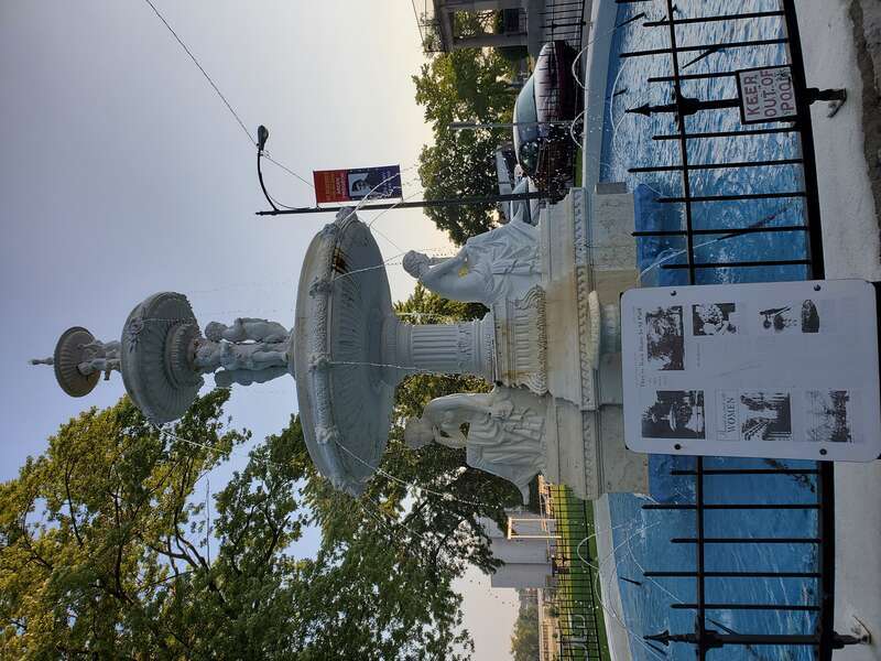A fountain located downtown St. Joseph, Michigan, USA