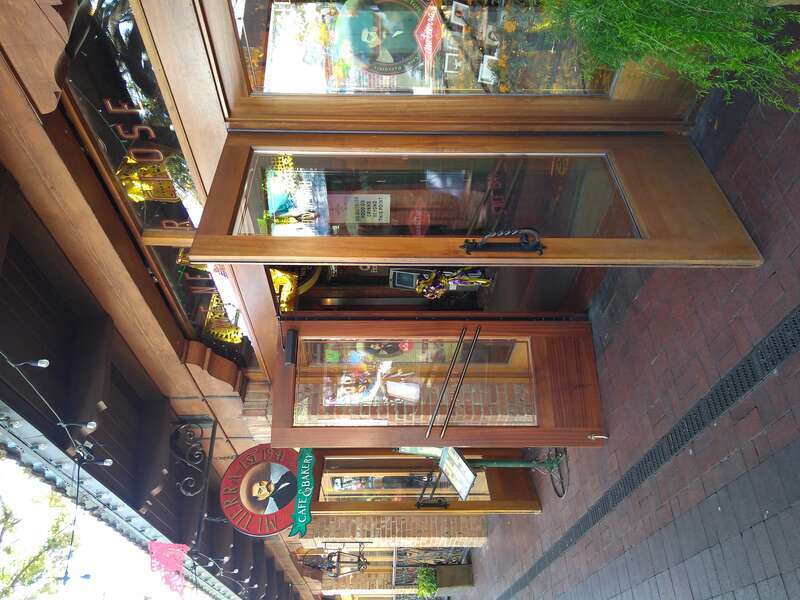 Entrance to Mi Tierra Café &amp;amp; Bakery in San Antonio, Texas.