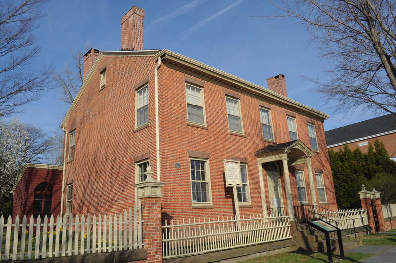 General Mansfield House, 151 Main Street, Middletown, Connecticut, USA, now Middlesex County Historical Society, built the father-in-law of General Joseph K. Mansfield in 1810. A contributing property of the Metro South Historic District, which is on