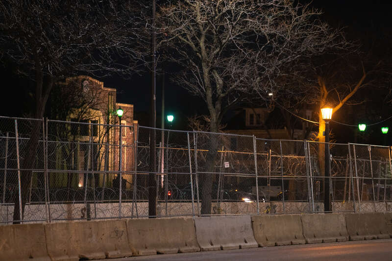 The Minneapolis Police 2nd Precinct. Fortified prior to the Derek Chauvin murder trial. Chauvin is charged with May 25th murder of George Floyd.
--
This photo is part of a continuing series covering the unrest and healing in Minneapolis following the