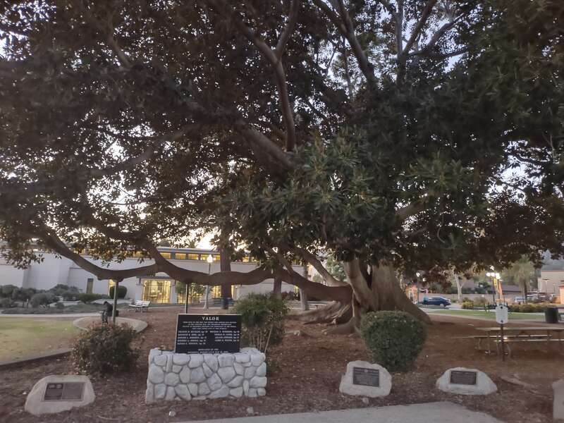 Monrovian War Monument facing West