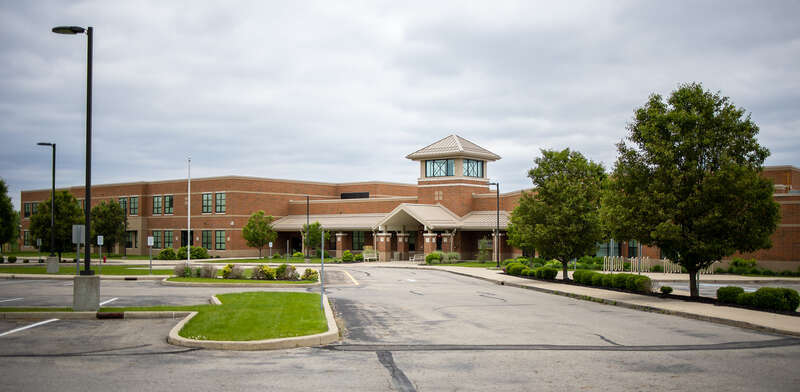 Photo of Monticello Elementary School in Huber Heights, Ohio.