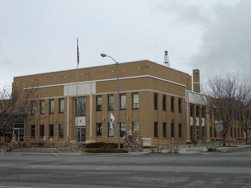 The Price Municipal Building, a historic building in Price, Utah, United States.