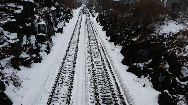The Newburyport/Rockport Line cut through the southern section of Beverly, Massachusetts