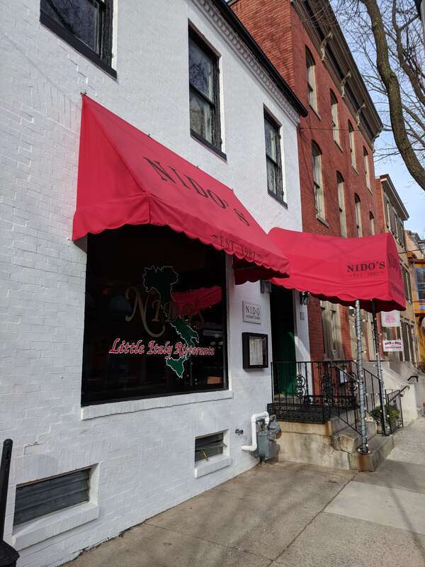 Nido's Little Italy Ristorante, an Italian restaurant in Downtown Frederick, Frederick, Frederick County, Maryland.