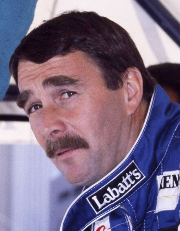 Nigel Mansell at the 1991 United States Grand Prix in Phoenix, Arizona
