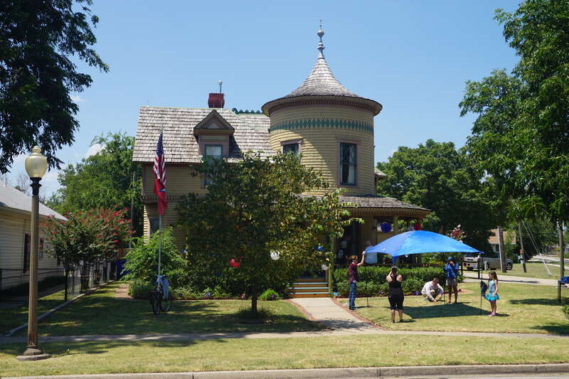 The Moore–Lindsay House in Norman, Oklahoma (United States).
