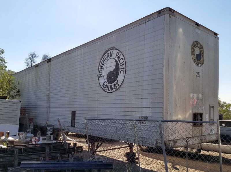 Northern Pacific Railway semi-trailer in Colorado