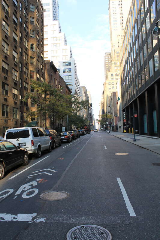 Park Avenue Area on a Sunday Morning