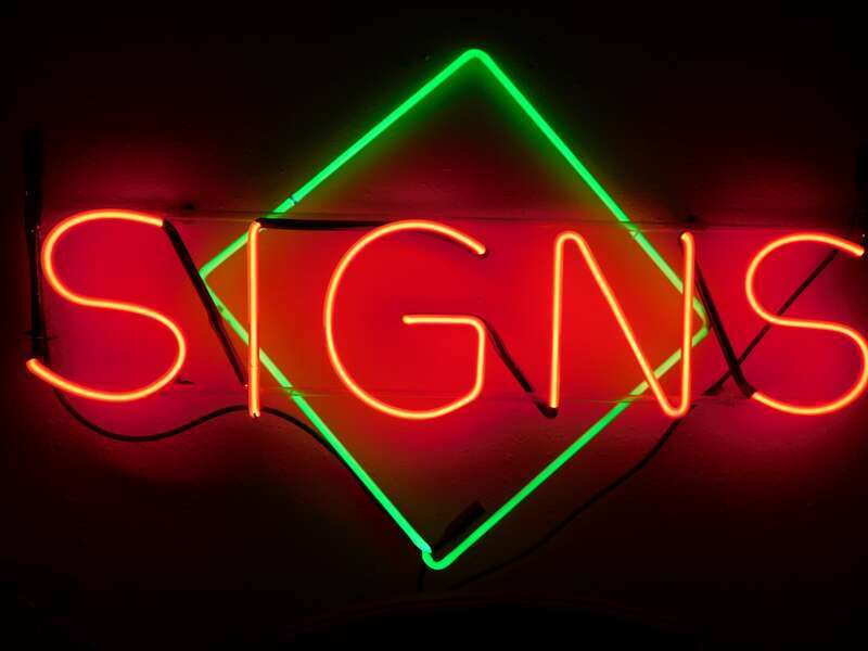 Party at a sign shop