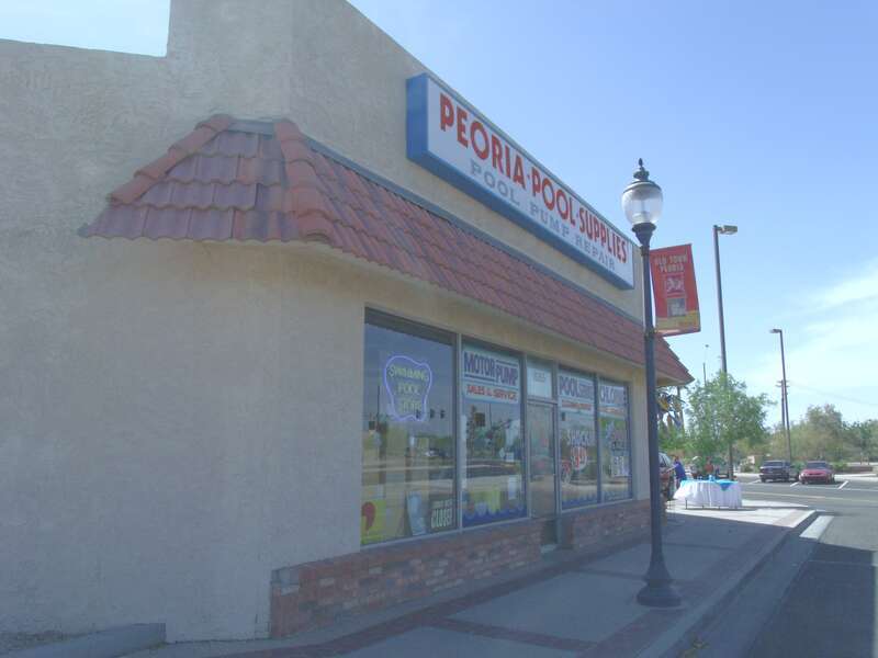 This structure was built in 1918 and is located at 8265 W. Grand Ave. This store once held Thurston’s Insurance and Real Estate Company run by Thomas F. Thurston. Thurston also served as the secretary as secretary of the Peoria Chamber of Commerce.