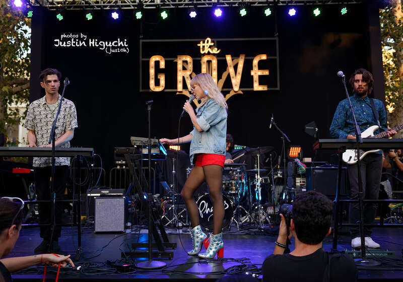 Phases performing live at The Grove shopping center in Los Angeles California on Wednesday July 13th, 2016. Part of the &quot;Grove Sounds&quot; series of free concerts presented by Citi Private Pass.
