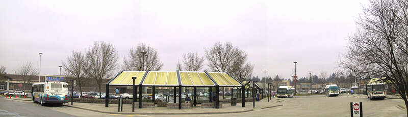 Pierce county bus transfer station located across a large parking lot from big box power center Lakewood Towne Centre.
This work is licensed under a
Creative Commons Attribution 3.0 United States License.

Please Attribute to:  Brett VA