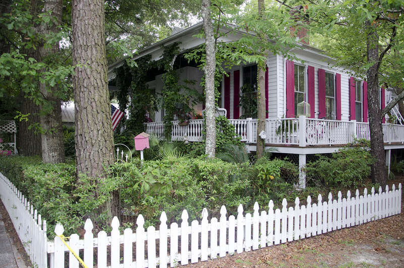 Pink window house