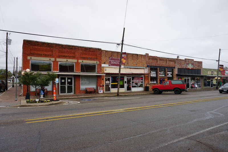 Main Street in Royse City, Texas (United States).