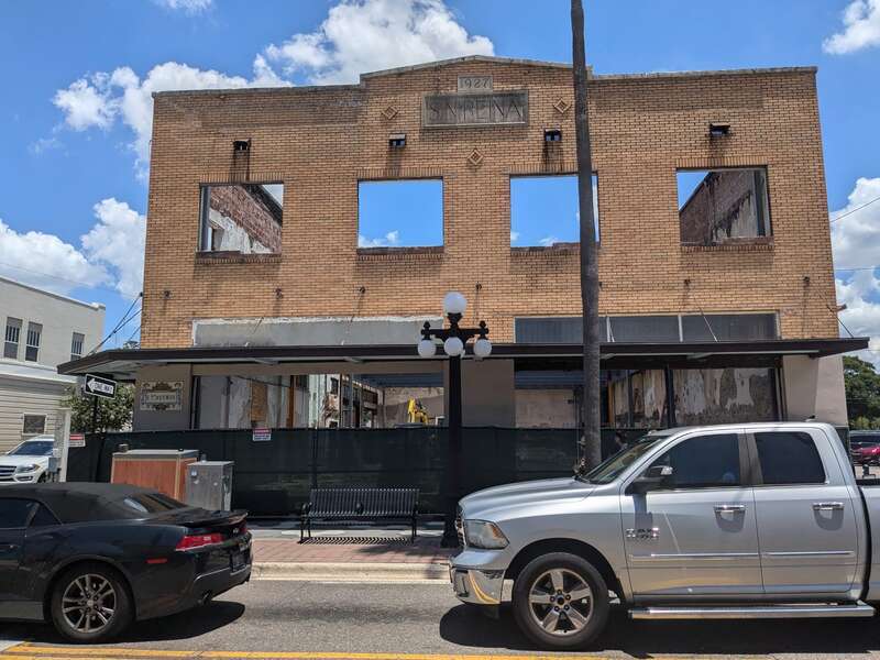 Gutted 1927-built building in Ybor City