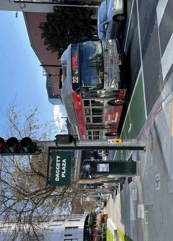 The SFMTA 22 Fillmore bus route was re-routed from Potrero hill to 16th St. in January 2021 following the completion of the SFMTA 16th St improvement project Phase I.