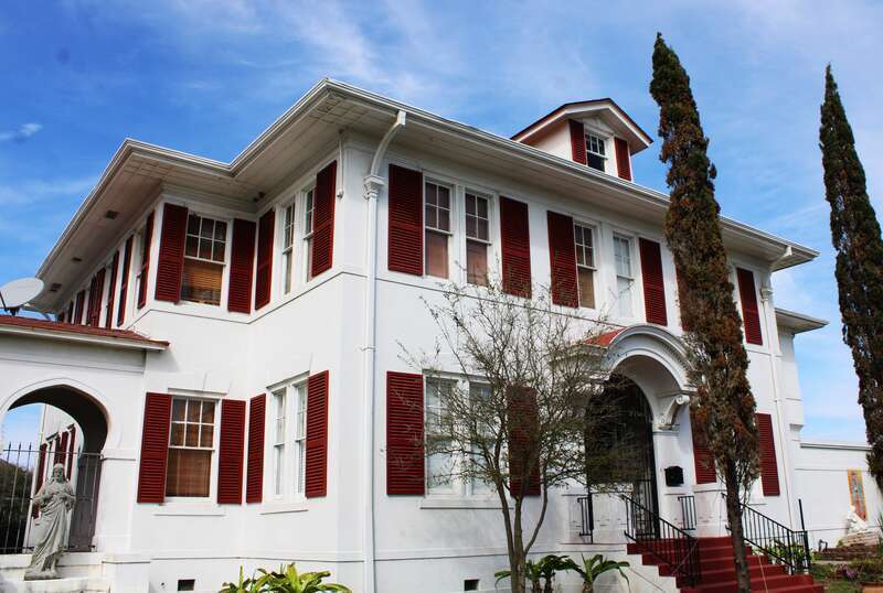 The rectory at Sacred Heart Catholic Church in Galveston, Texas.