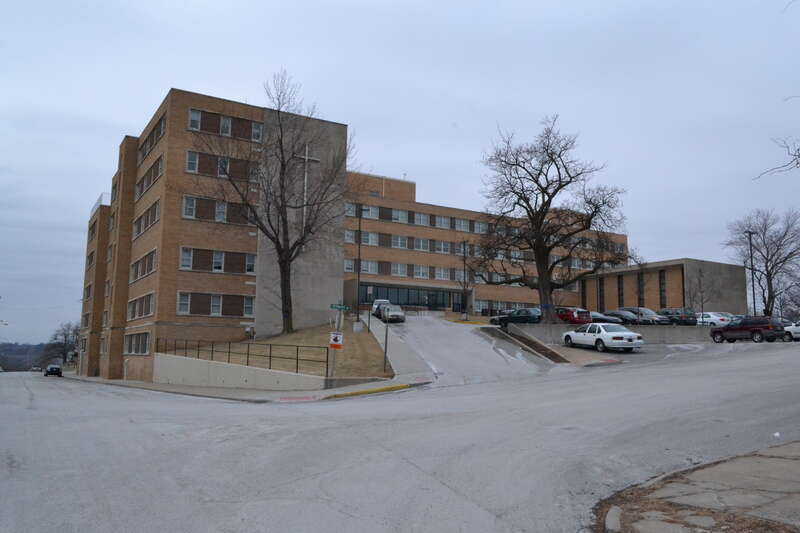 Saint Margaret's Hospital in Kansas City, Kansas. Listed on the National Register of Historic Places.
