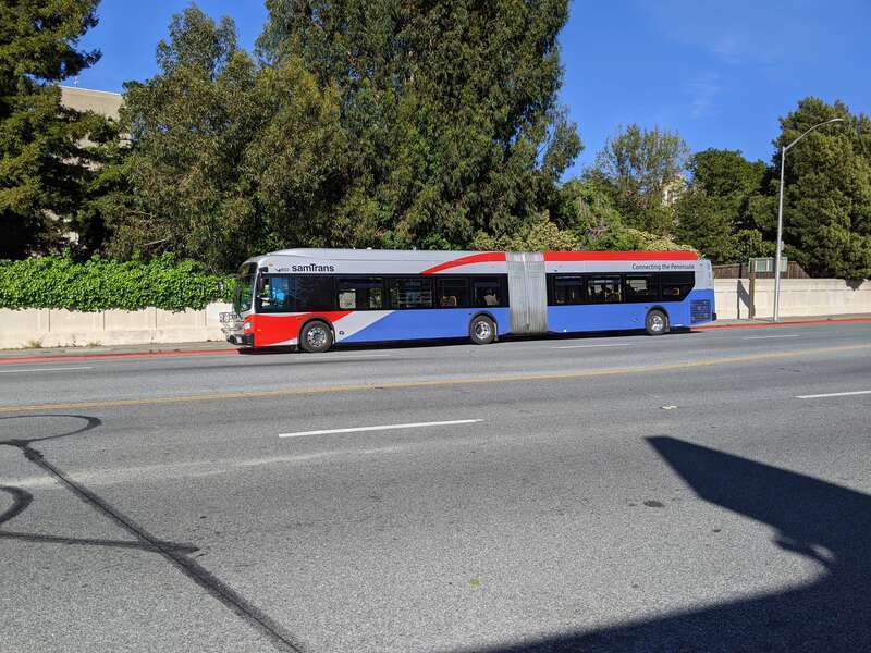 samTrans New Flyer XD60, El Camino Real, San Mateo