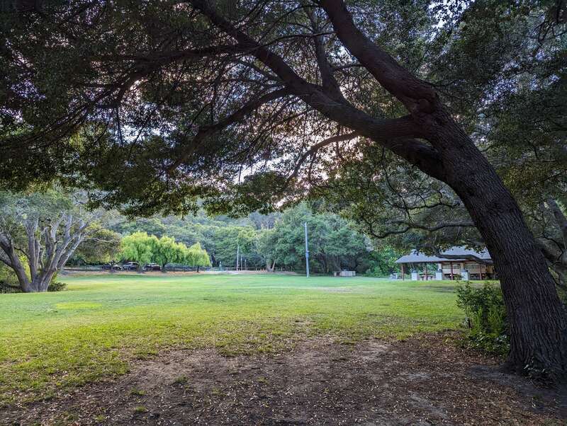 City Park trail leading into Junipero Serra Park