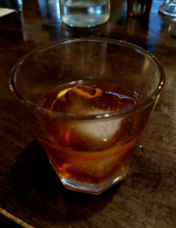 Absinthe, cognac, whiskey, Peychaud &amp;amp; Angostura bitters
Sunday's Soda Fountain

431 Jefferson Street, Lafayette, Louisiana