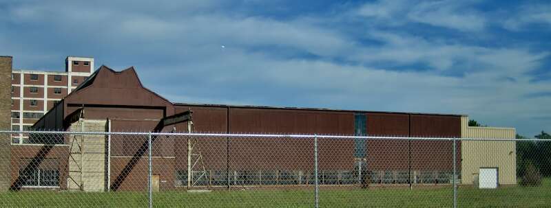 Section 16 in the Barber–Colman Company Historic District (c. 1936). It was another Heat Treating Building.