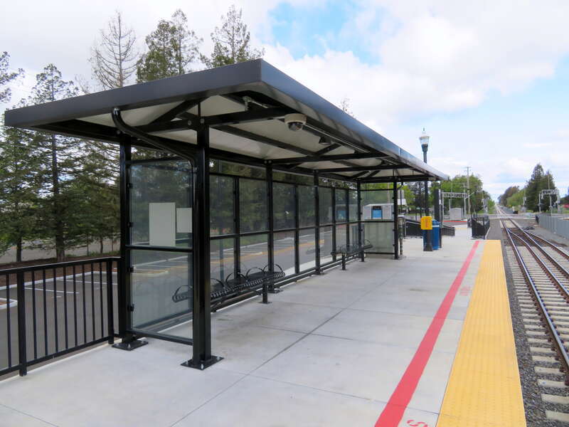 Rohnert Park station in April 2018
