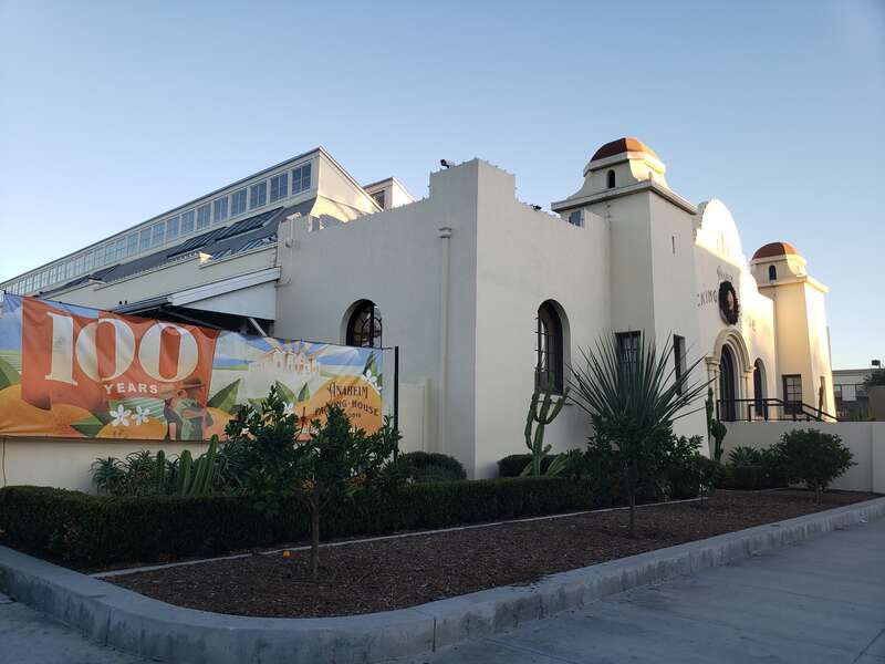 West side of the Anaheim Packing House as seen from the northwest