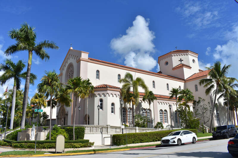 St. Patrick Catholic Church (1928) in Miami Beach, Florida.