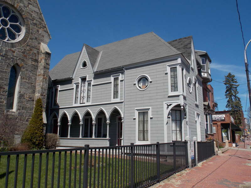 St. Paul's Rectory in Portland, Maine is listed on the National Register of Historic Places along with the church.