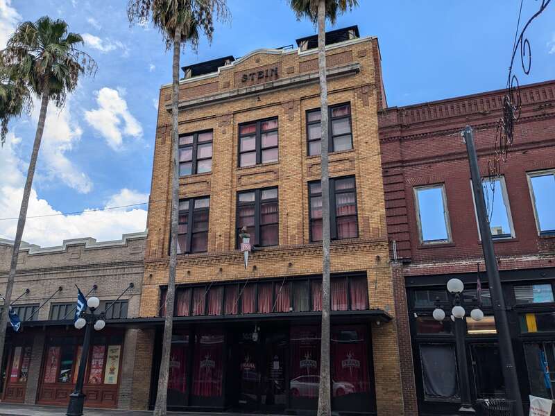 Multi-story brick building (now a nightclub) in Ybor City